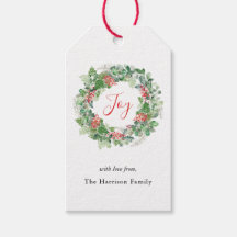 Joy Winter Berries en Greenery Kerstmis Wreath