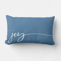 Joy Winter Blue Elegant Calligraphy Script