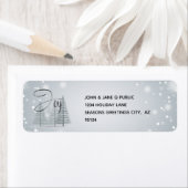 Joy Winter Trees Etiket (Insitu)