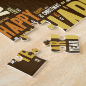 JOY Wordcloud Kerstmis Legpuzzel (Zijkant)