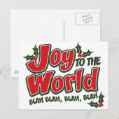 Joy World Blah Blah Briefkaart (Voorkant / Achterkant)