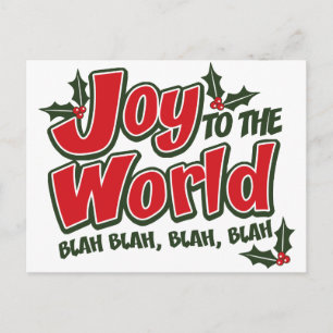 Joy World Blah Blah Briefkaart