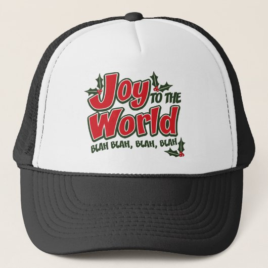 Joy World Blah Blah Trucker Hat Trucker Pet (Voorkant)