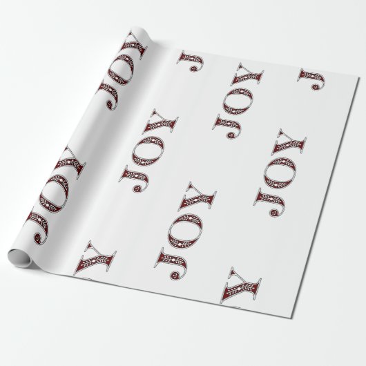JOY Wrapping Paper Cadeaupapier (Uitgerold)