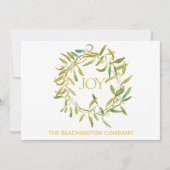*~* JOY Wreate Corporate Holiday Card (Voorkant)