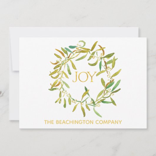 *~* JOY Wreate Corporate Holiday Card (Voorkant)