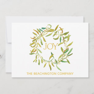 *~* JOY Wreate Corporate Holiday Card