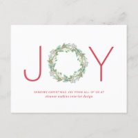 Joy Wreath Elegant Zakelijk Kerstmis