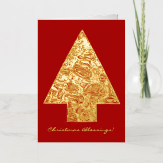 Joy Wreath Folie Wenskaart