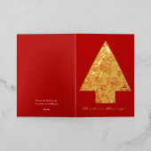 Joy Wreath Folie Wenskaart (Buiten Laag)