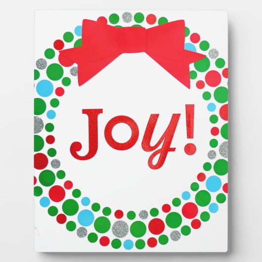 Joy Wreath Fotoplaat (Voorkant)