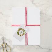 Joy Wreath-Label Cadeaulabel (Met Touw)