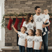 Joy Wreath Minimalistische Kerst: Botanische Feest T-shirt