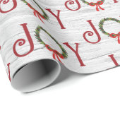Joy Wreath op berkenhout Cadeaupapier (Rol Hoek)