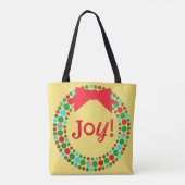 Joy Wreath Tote Bag (Achterkant)