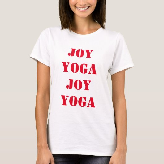 Joy Yoga Joy T-shirt (Voorkant)