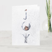 Joy Yule Greeting Card Feestdagen Kaart (Voorkant)