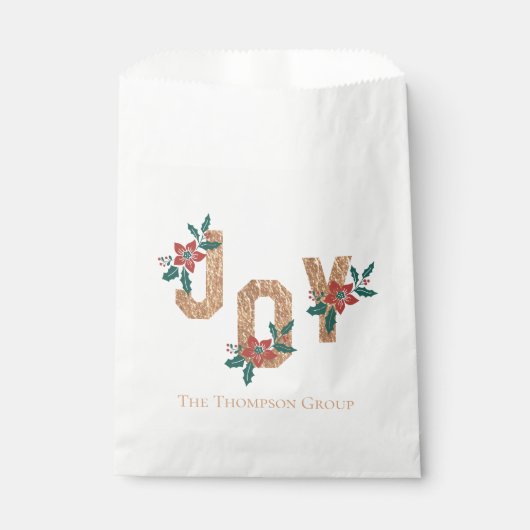 JOY Zakelijke Bedrijfsnaam Bedrijfsnaam Bedankzakje (Voorkant)