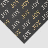 JOY (zilver/goudglitter) Tissuepapier (Detail)