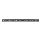 JOY (zilver) Satijnen Lint (Voorkant)