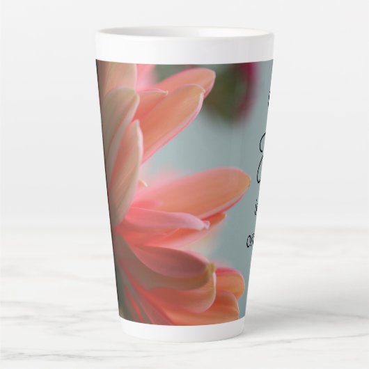 Joy zoeken latte mok (Voorkant)