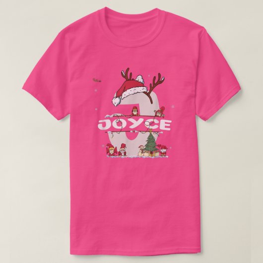 Joyce Christmas Shirt w Joyce Name for funny Xmas (Design voorkant)