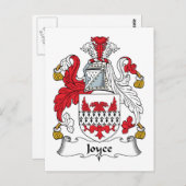 Joyce Family Crest Briefkaart (Voorkant / Achterkant)