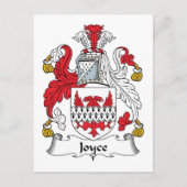 Joyce Family Crest Briefkaart (Voorkant)
