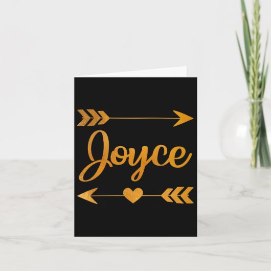 Joyce Gepersonaliseerde Naam Grappig Verjaardag Cu Kaart (Voorkant)
