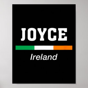 Joyce Ierse familienaam St. Patrick's Day Ierland Poster
