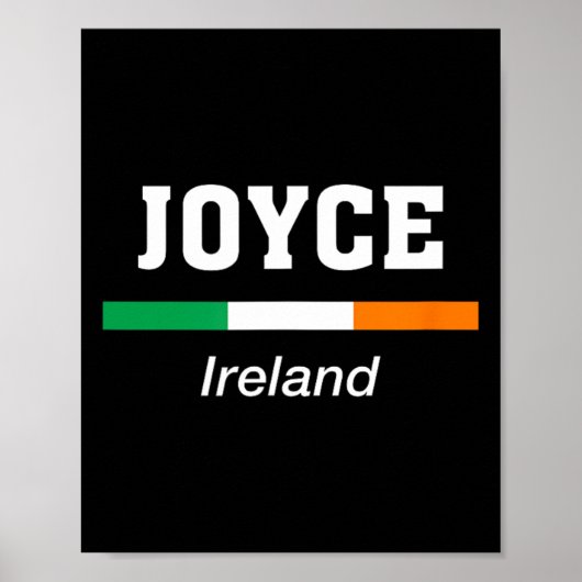 Joyce Ierse familienaam St. Patrick's Day Ierland Poster (Voorkant)
