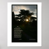 Joyce Kilmer gedicht Trees 8 1/2 x 11 Poster (Voorkant)