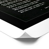 Joyce Kilmer gedicht "Trees" poster met foto van b (Hoek)