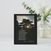 Joyce Kilmer "Trees" geïllustreerd door kleindocht Briefkaart (Staand voorkant)