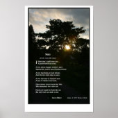 Joyce Kilmer's "Trees"-afbeeldingen van Miriam A K Poster (Voorkant)