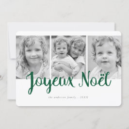 Joyce Noel Modern Holiday Photo Card Feestdagenkaart