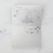 Joyce Noël Rustic Woodsy Watercolor Wreath Kaart (Binnen)