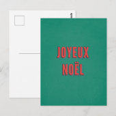 Joyce Noel - Traditional French Christmas Briefkaart (Voorkant / Achterkant)