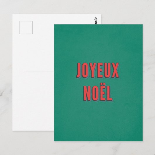 Joyce Noel - Traditional French Christmas Briefkaart (Voorkant / Achterkant)