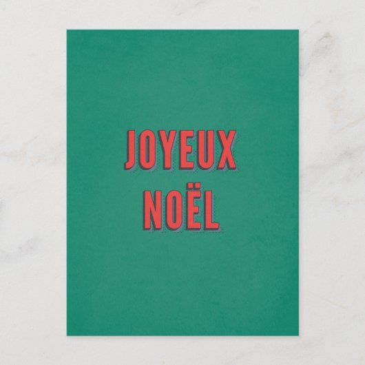 Joyce Noel - Traditional French Christmas Briefkaart (Voorkant)