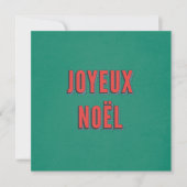 Joyce Noel - Traditional French Christmas Kaart (Voorkant)