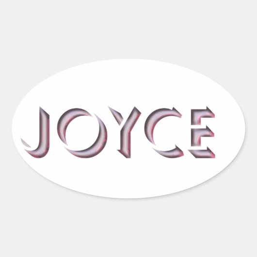 Joyce sticker name (Voorkant)