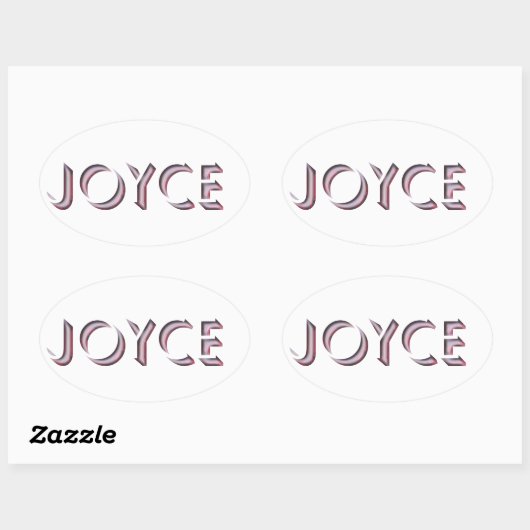 Joyce sticker name (Vel)