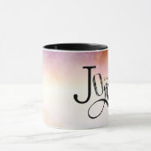 Joyce "To Rejoice" - cadeau voor persoonlijke naam Mok (Midden)