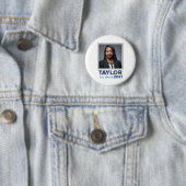 Joycelyn Taylor voor NYC Mayor 2021 Ronde Button 5,7 Cm (In situ)