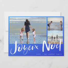 Joyeaux Noel Beach serie Fotokerstkaart Feestdagenkaart