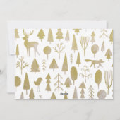 Joyeaux Noel Gold-serie Fotokerstkaart Feestdagenkaart (Achterkant)