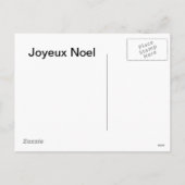 Joyeu Noel Feestdagenkaart (Achterkant)