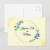Joyeuse Fete des Meres | Happy Mother's Day Briefkaart (Voorkant / Achterkant)