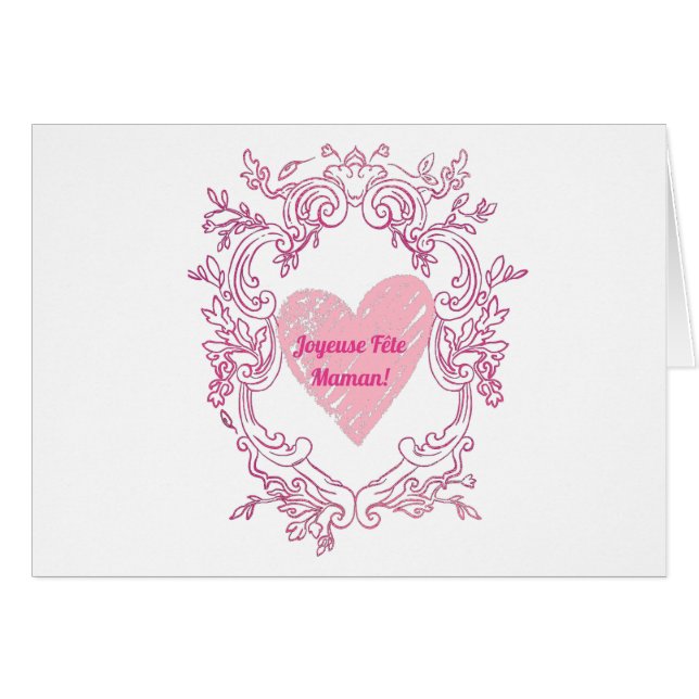 Joyeuse fête maman (Voorkant Horizontaal)